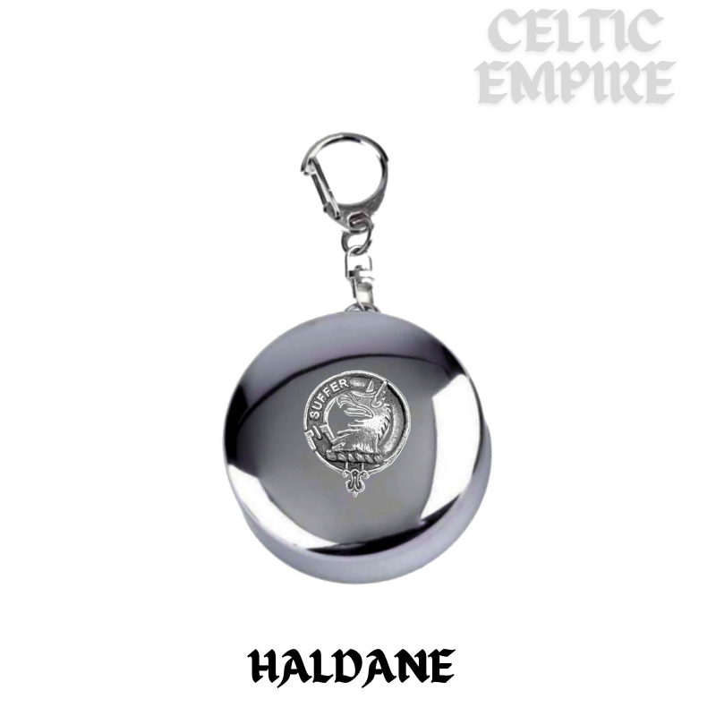 Haldane Scottish Family Clan Crest Folding Cup Key Chain