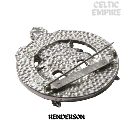 Henderson Family Clan Crest Scottish Cap Badge