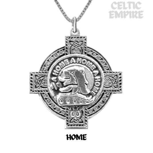 Home Family Clan Crest Celtic Cross Pendant Scottish