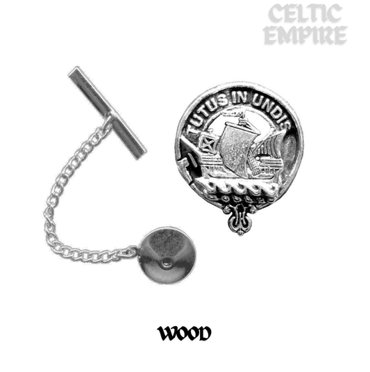 Wood Family Clan Crest Scottish Tie Tack/ Lapel Pin