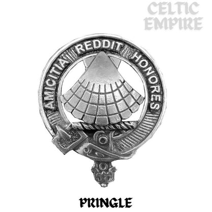 Pringle Scottish Family Clan Dirk Shield Kilt Pin