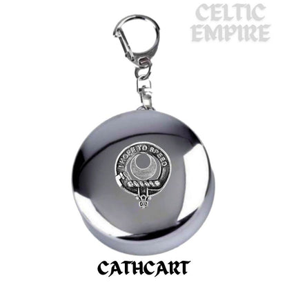 Cathcart Scottish Family Clan Crest Folding Cup Key Chain