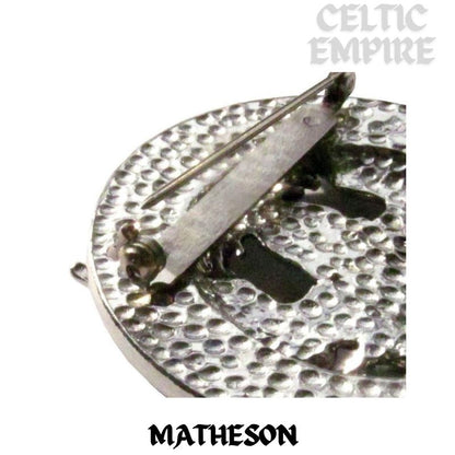 Matheson Family Clan Crest Scottish Cap Badge