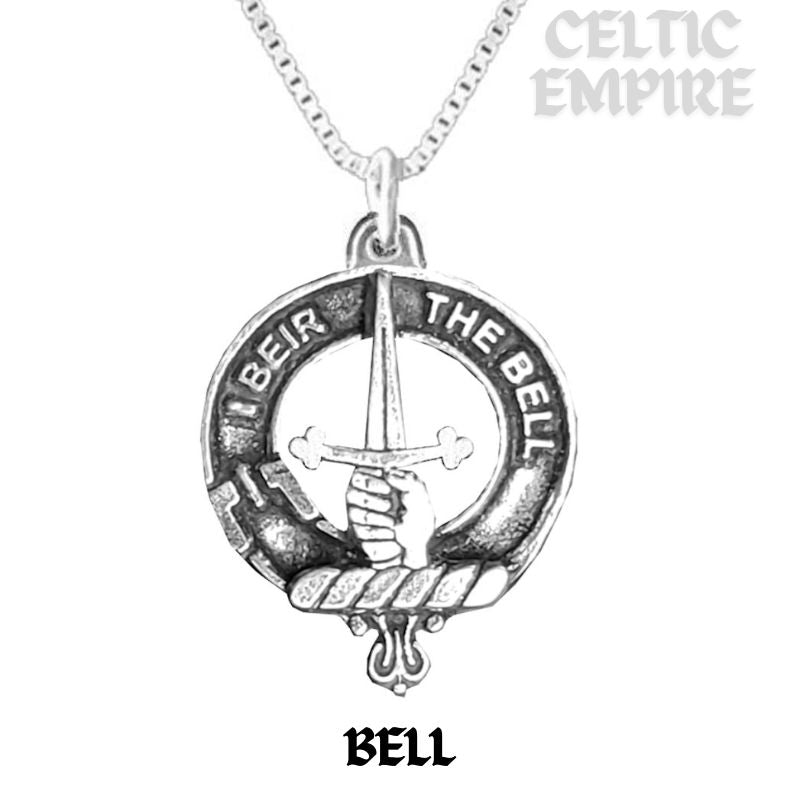 Bell Family Clan Crest Scottish Pendant