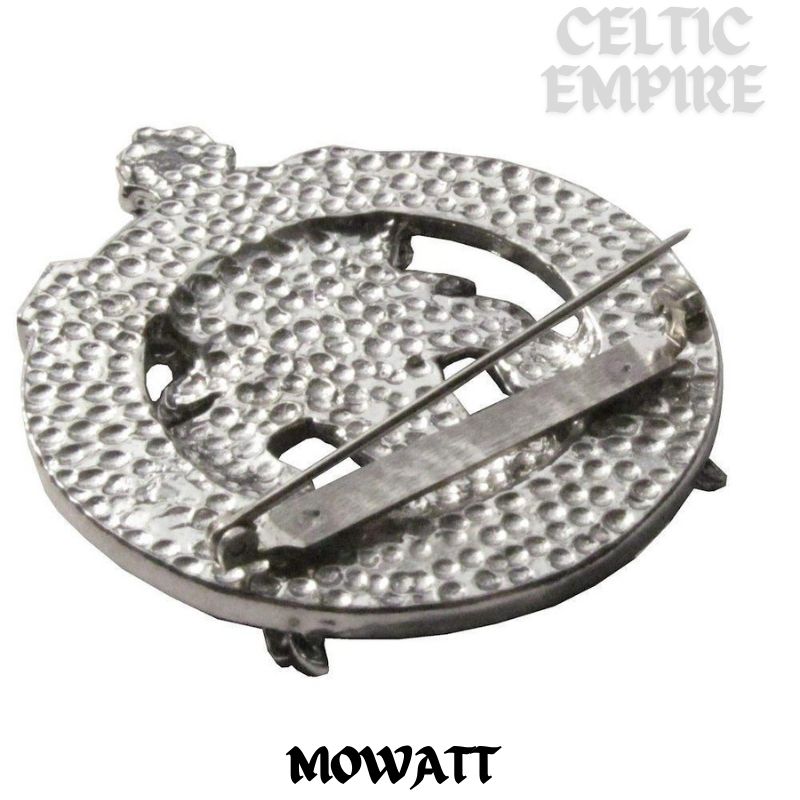 Mowatt Family Clan Crest Scottish Cap Badge