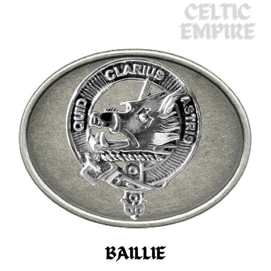 Baillie Family Clan Crest Regular Buckle