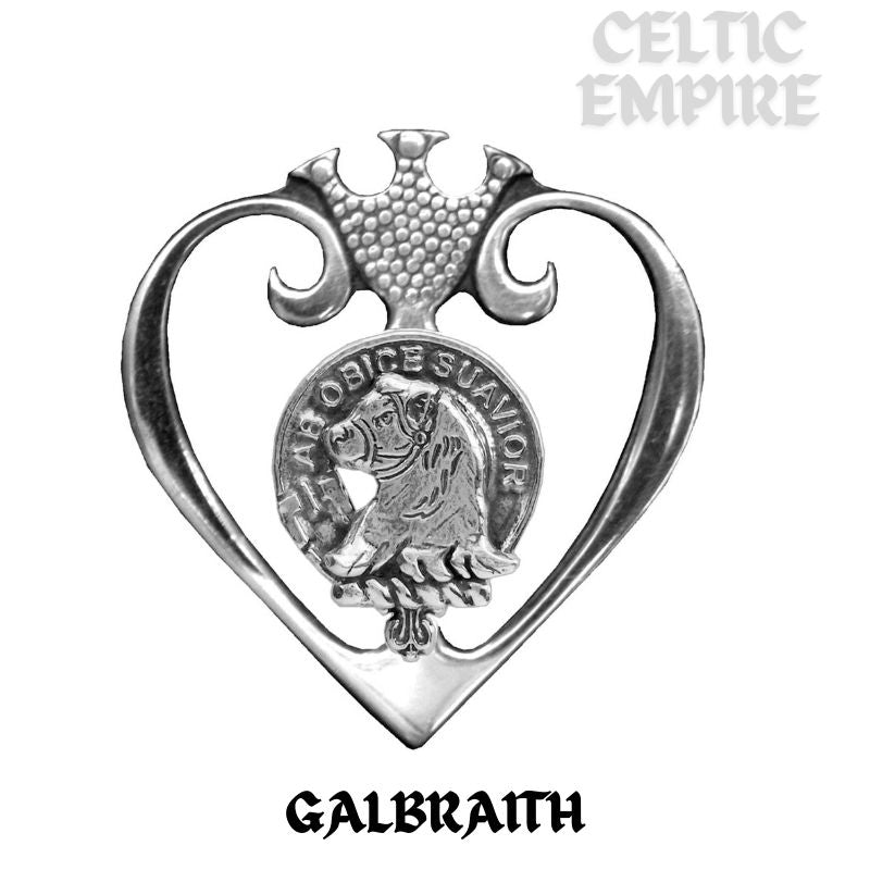 Galbraith Family Clan Crest Luckenbooth Brooch or Pendant