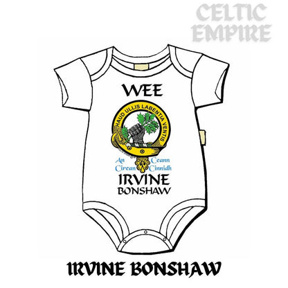 Irvine (Bonshaw) Scottish Family Clan Crest Baby Jumper