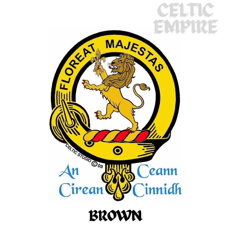 Brown Scottish Family Clan Crest Baby Jumper