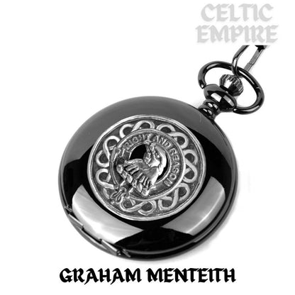 Graham Menteith Scottish Family Clan Crest Pocket Watch