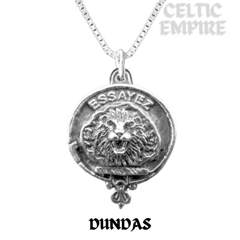 Dundas Family Clan Crest Scottish Pendant