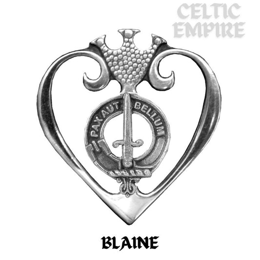 Blaine Family Clan Crest Luckenbooth Brooch or Pendant