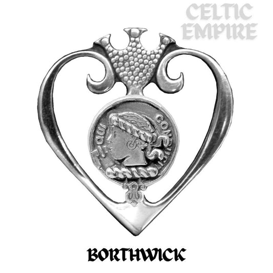 Borthwick Family Clan Crest Luckenbooth Brooch or Pendant