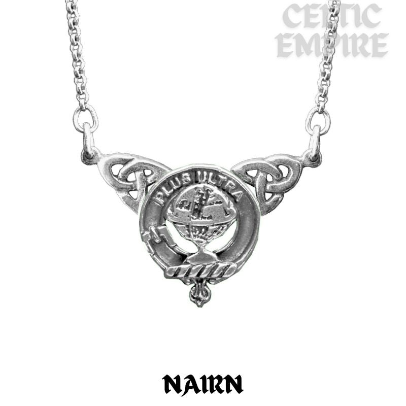Nairn Family Clan Crest Double Drop Pendant