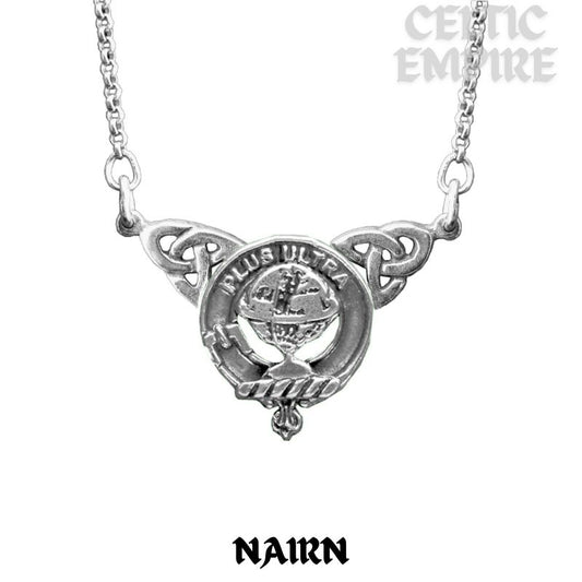Nairn Family Clan Crest Double Drop Pendant