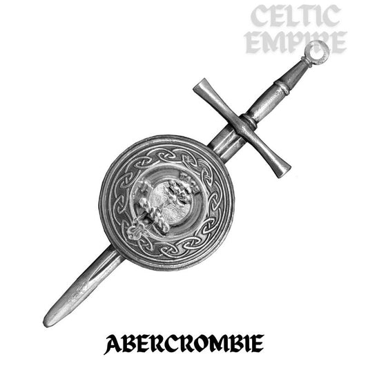 Abercrombie Scottish Family Clan Dirk Shield Kilt Pin