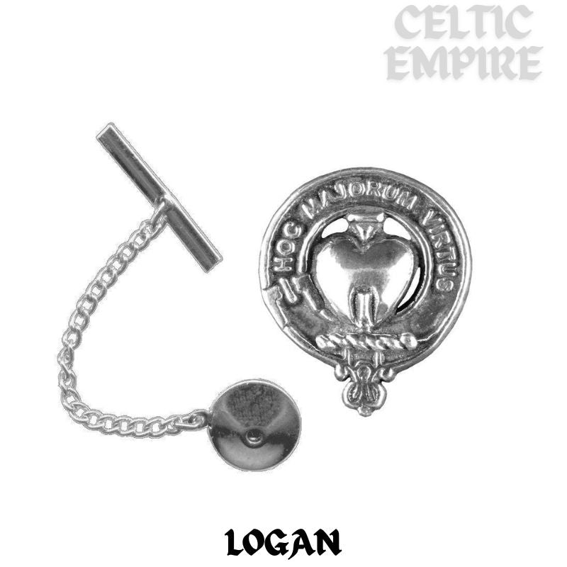 Logan Family Clan Crest Scottish Tie Tack/ Lapel Pin