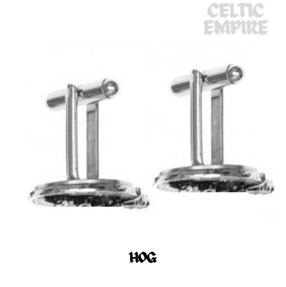 Hog Scottish Family Clan Crest Cufflinks