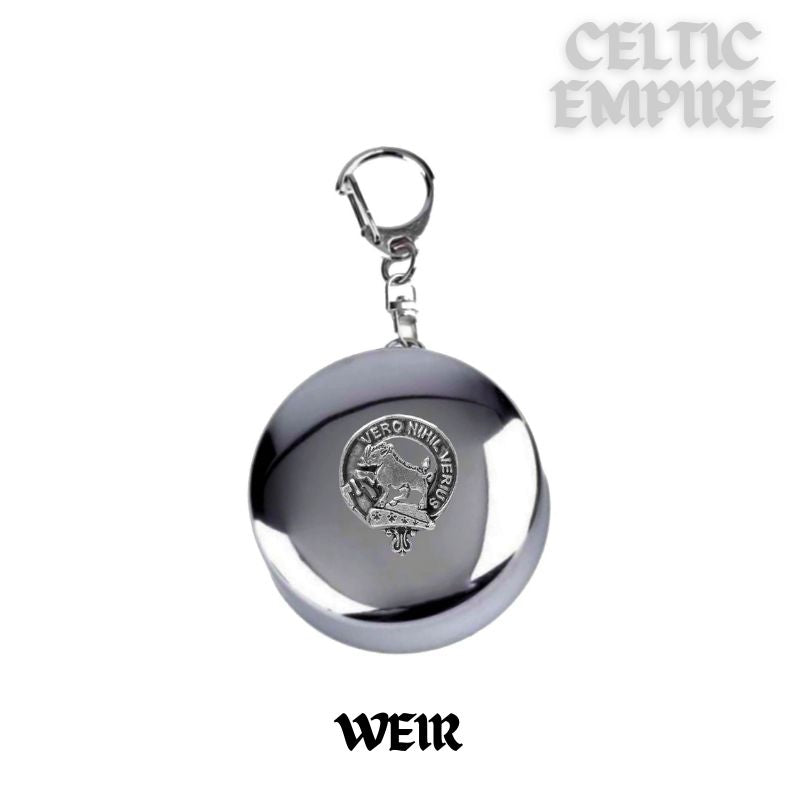 Weir Scottish Family ClanCrest Folding Cup Key Chain
