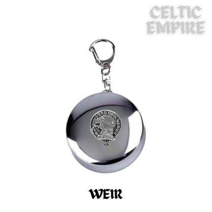 Weir Scottish Family ClanCrest Folding Cup Key Chain