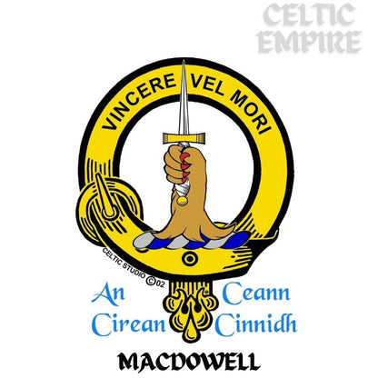 MacDowall Scottish Family Clan Embroidered Crest