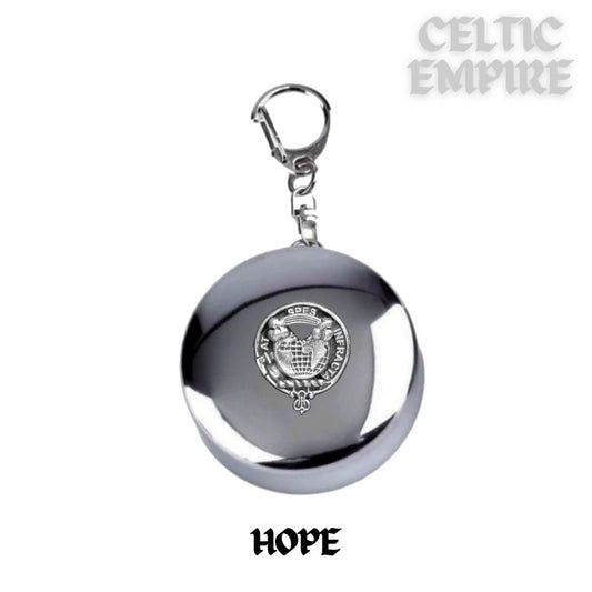 Hope Scottish Family Clan Crest Folding Cup Key Chain