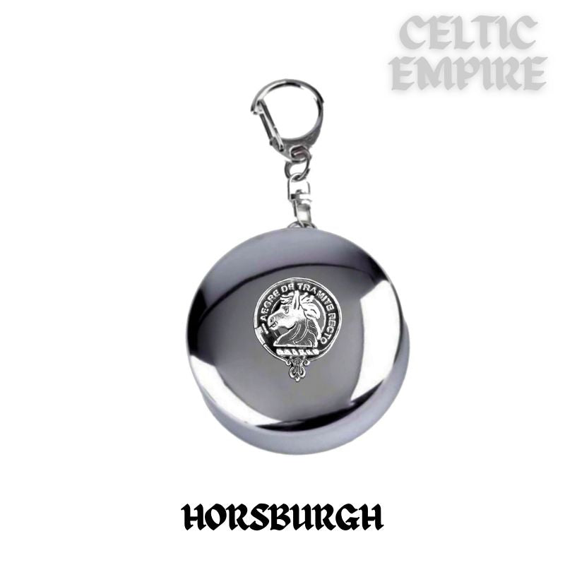 Horsburgh Scottish Family Clan Crest Folding Cup Key Chain