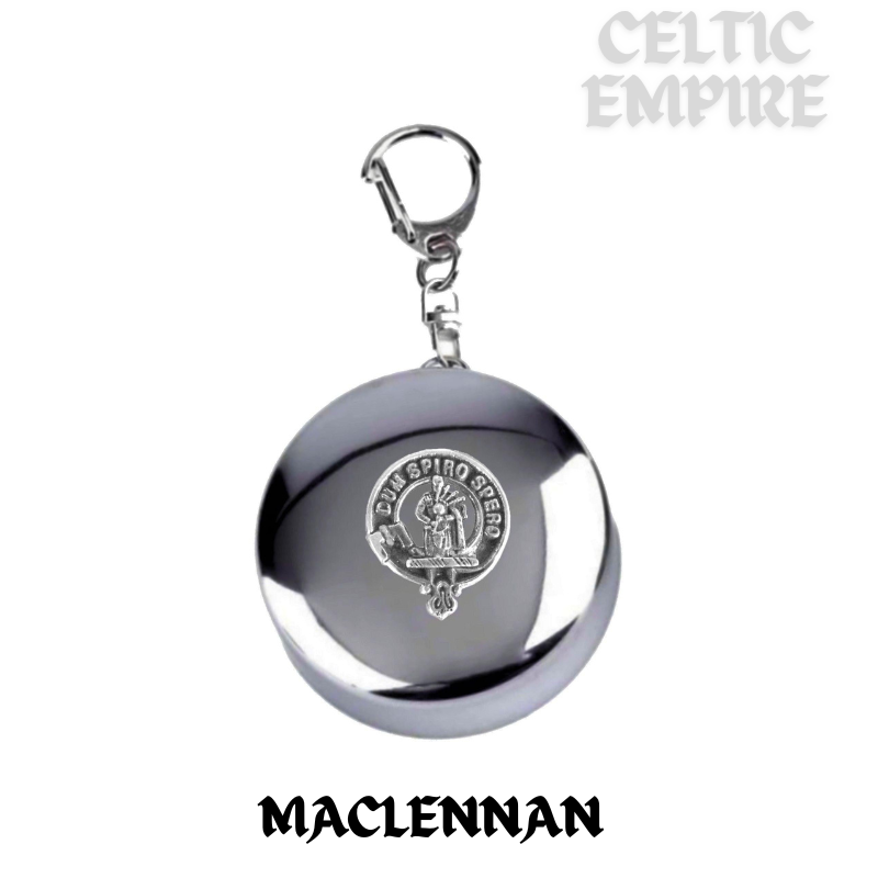 MacLennan Scottish Family Clan Crest Folding Cup Key Chain