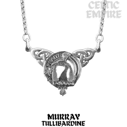 Murray Tullibardine Family Clan Crest Double Drop Pendant