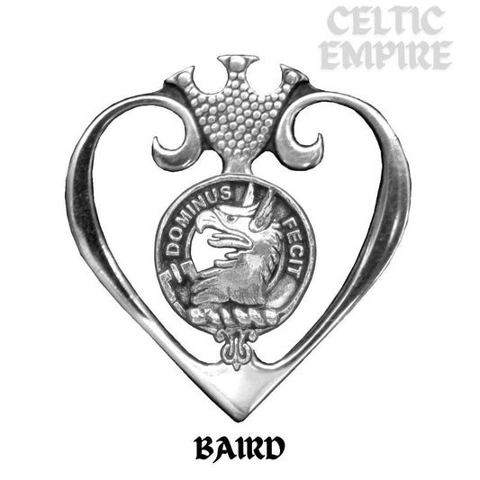 Baird Family Clan Crest Luckenbooth Brooch or Pendant