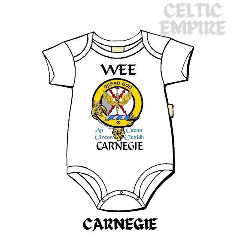 Carnegie Scottish Family Clan Crest Baby Jumper