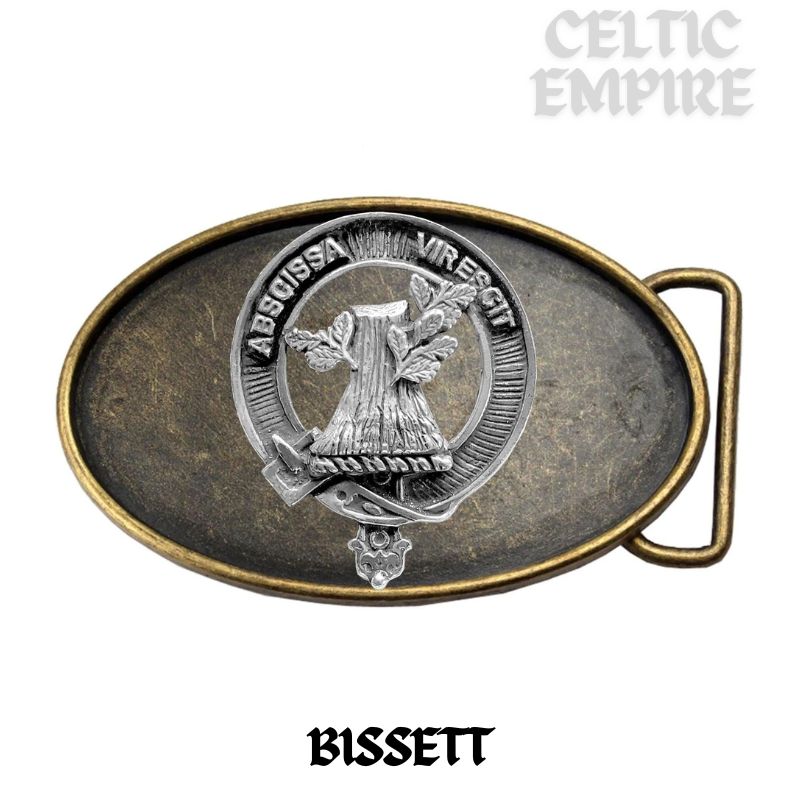 Bisset Family Clan Crest Regular Buckle