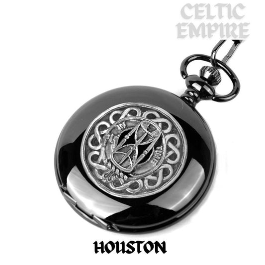 Houston Scottish Family Clan Crest Pocket Watch