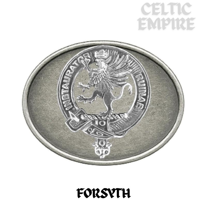 Forsyth Family Clan Crest Regular Buckle