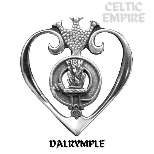 Dalrymple Family Clan Crest Luckenbooth Brooch or Pendant