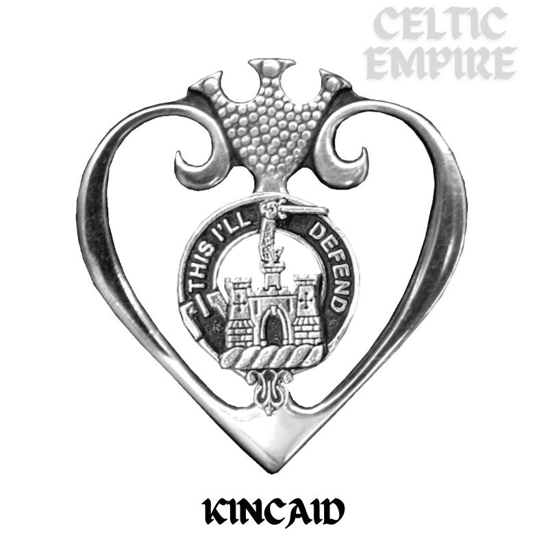 Kincaid Family Clan Crest Luckenbooth Brooch or Pendant