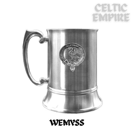Wemyss Scottish Family Clan Crest Badge Tankard