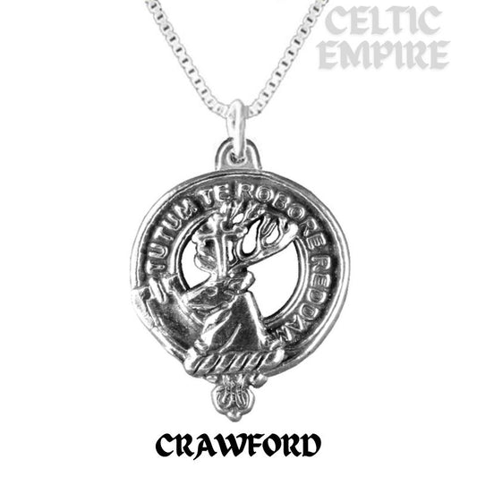 Crawford Family Clan Crest Scottish Pendant