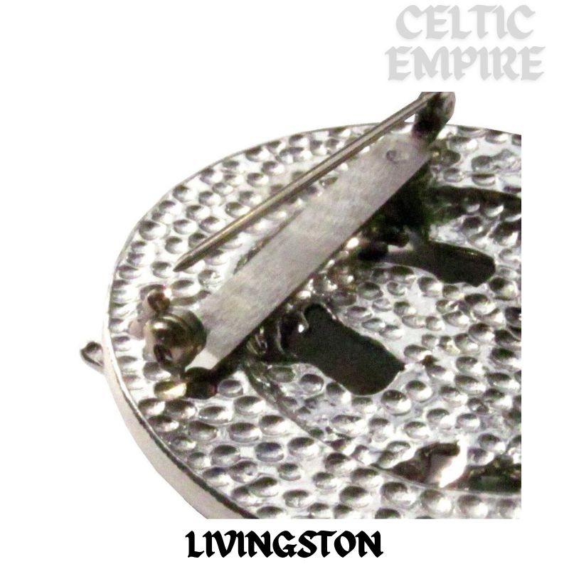 Livingston Family Clan Crest Scottish Cap Badge