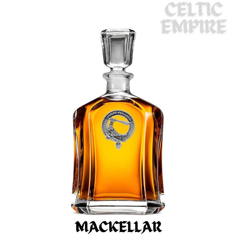 MacKellar Family Clan Crest Badge Whiskey Decanter