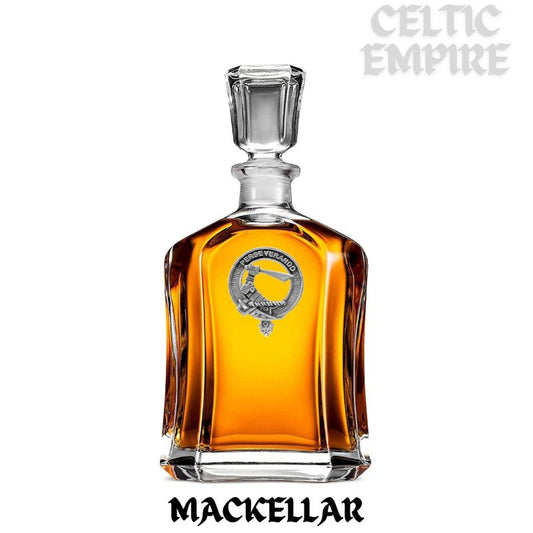 MacKellar Family Clan Crest Badge Whiskey Decanter
