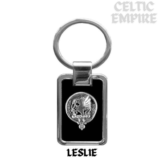 Leslie Family Clan Stainless Steel Key Ring