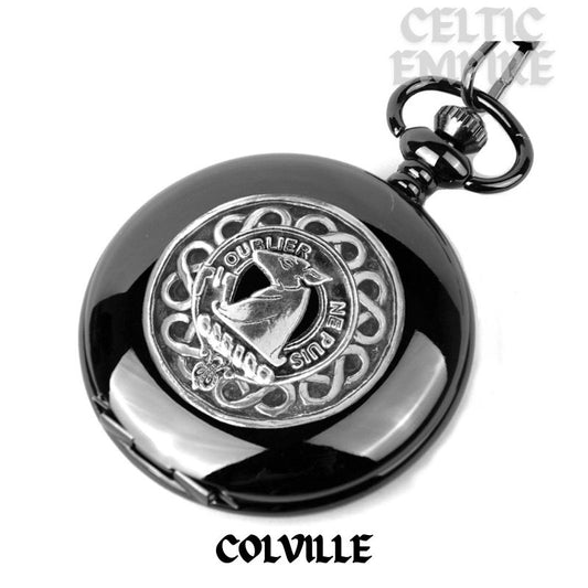 Colville Scottish Family Clan Crest Pocket Watch