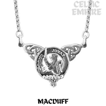 MacDuff Family Clan Crest Double Drop Pendant