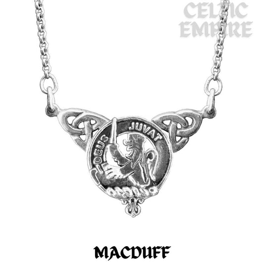 MacDuff Family Clan Crest Double Drop Pendant