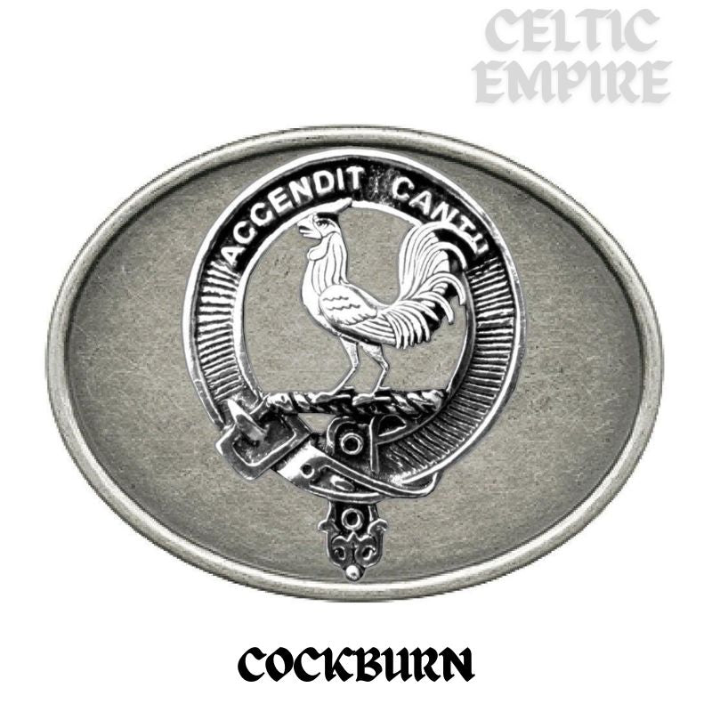 Cockburn Family Clan Crest Regular Buckle