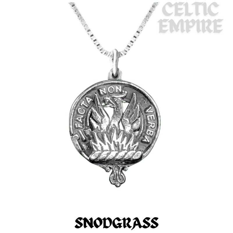 Snodgrass Family Clan Crest Scottish Pendant