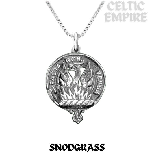Snodgrass Family Clan Crest Scottish Pendant