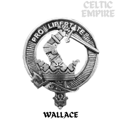 Wallace  NEW  Family Clan Crest Scottish Cap Badge