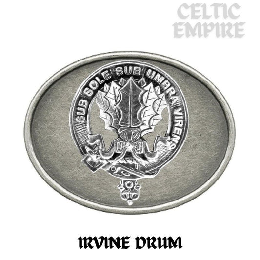 Irvine Drum Family Clan Crest Regular Buckle